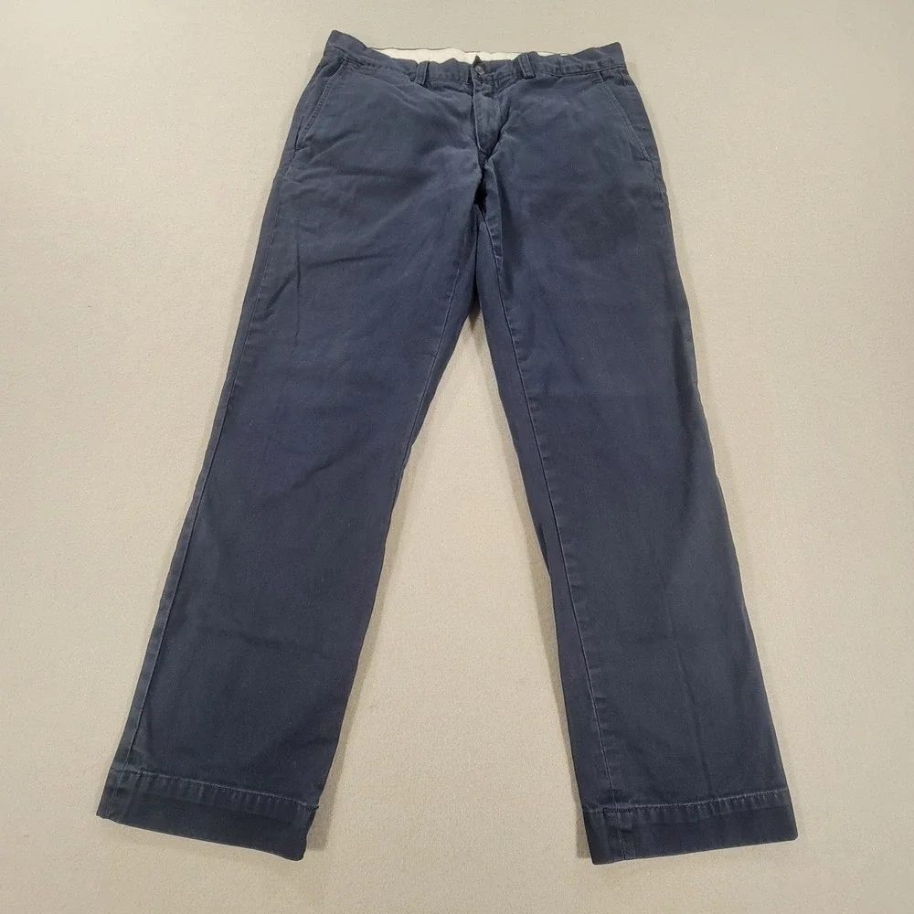 Polo Ralph Lauren Chino Pants Straight Leg Classic Fit Navy Men's 32x28 Cotton